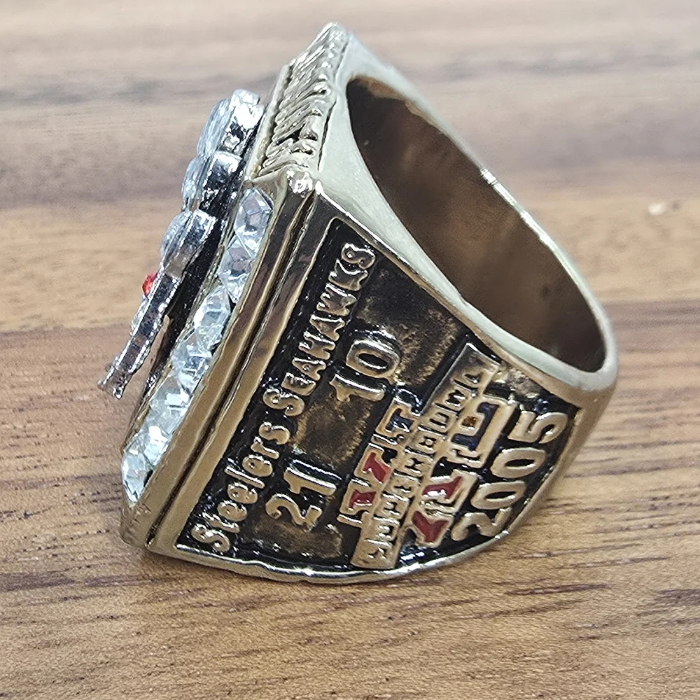 Pittsburgh Steelers 2005 Championship Sz 10‎ Fan Edition Superbowl